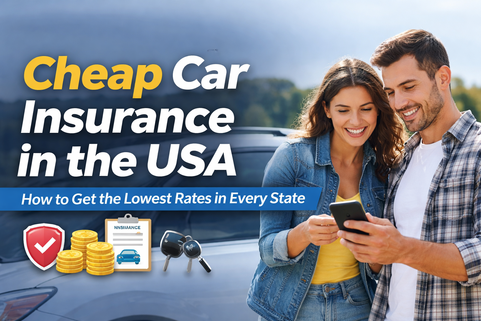Cheap Car Insurance in the USA: How to Get the Lowest Rates in Every Stat