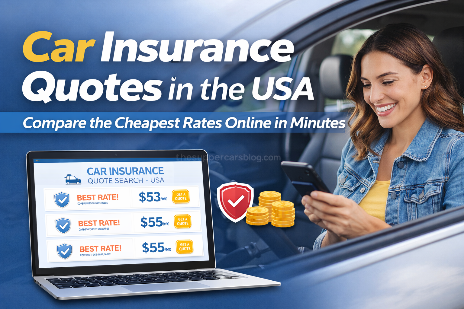 Car Insurance Quotes in the USA: Compare the Cheapest Rates Online in Minutes