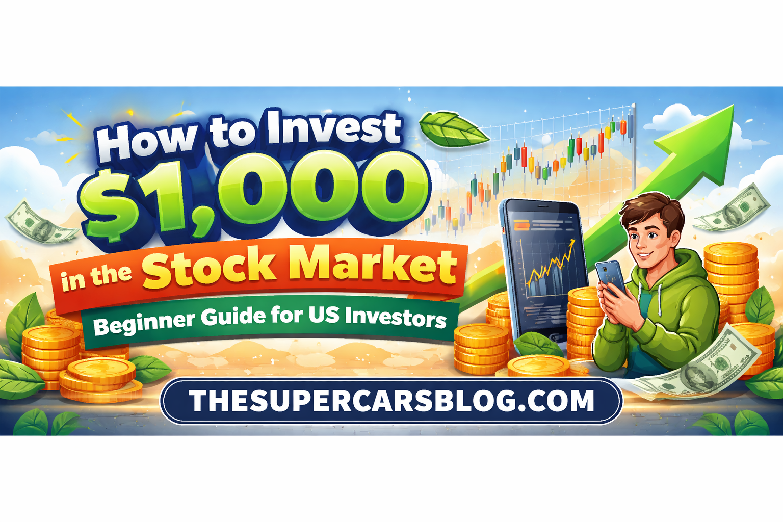 How to Invest $1,000 in the Stock Market: Beginner Guide for US Investors