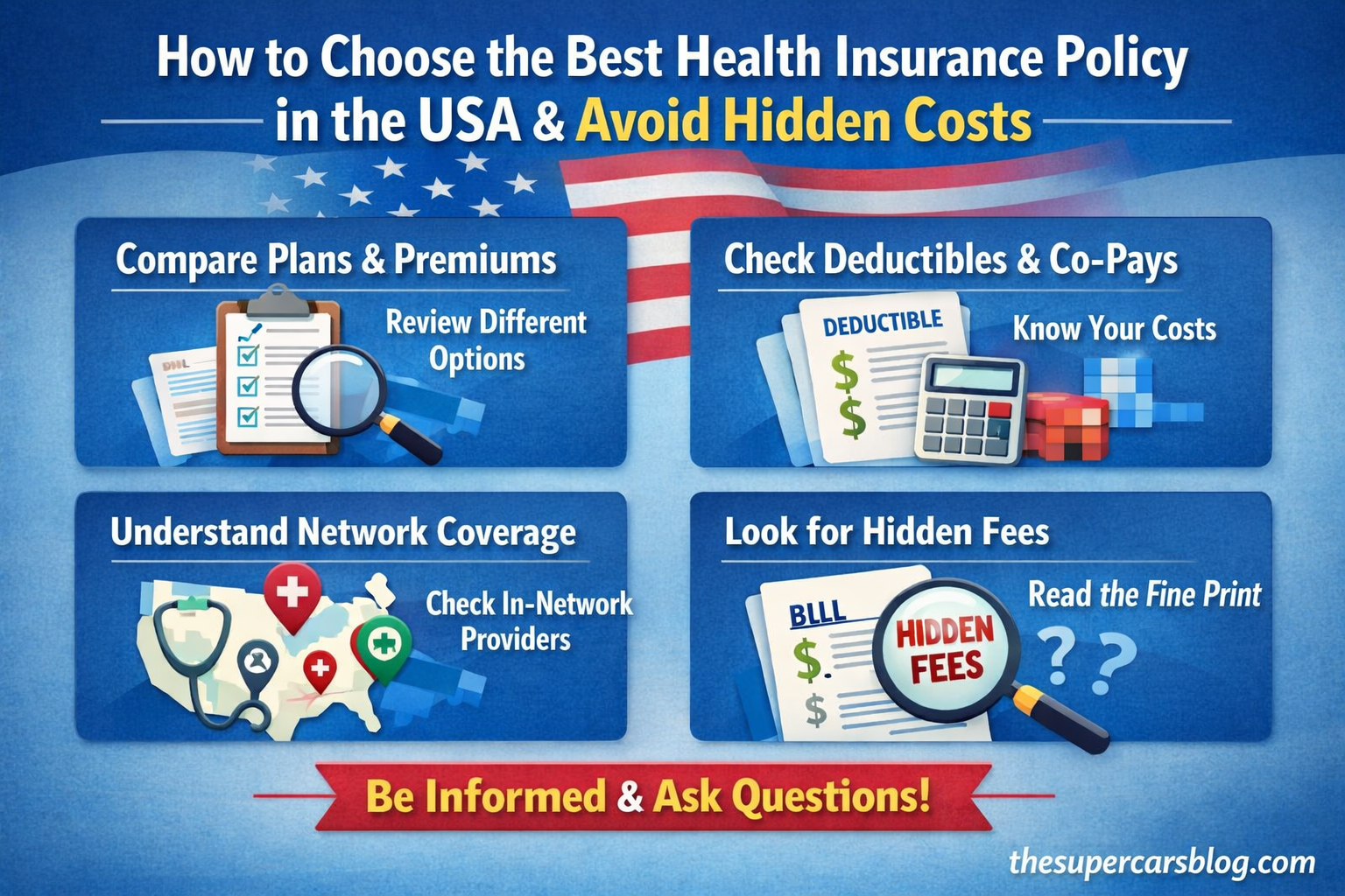 How to Choose the Best Health Insurance Policy in the USA and Avoid Hidden Costs