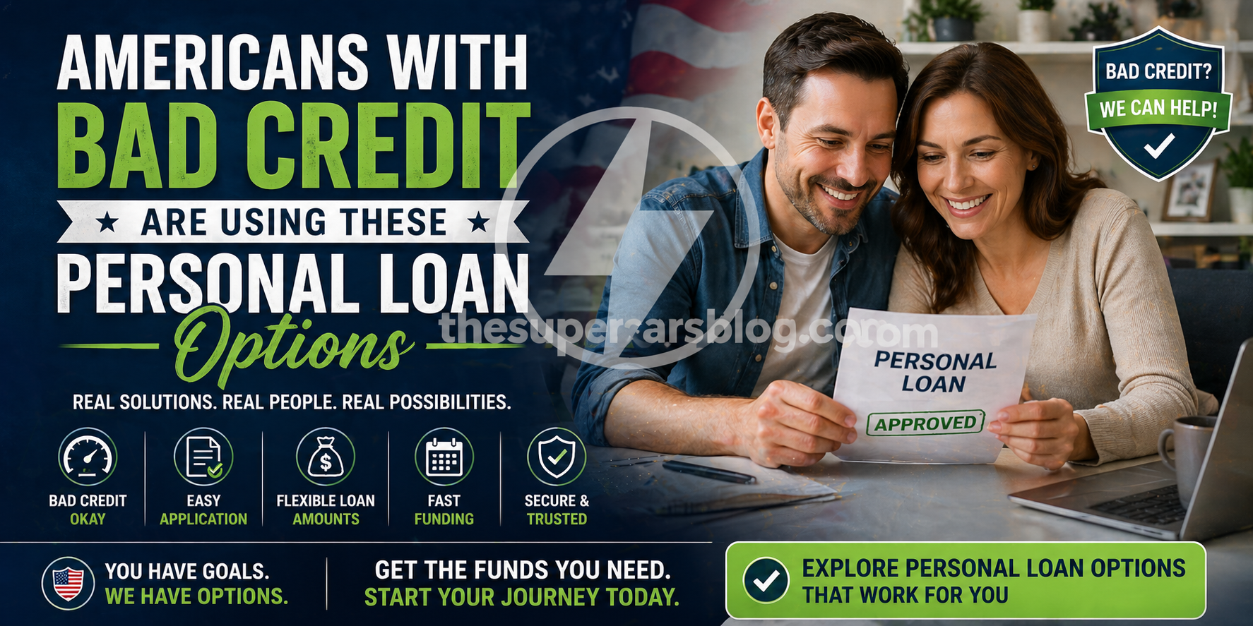 Personal Loan Options for Americans with Bad Credit