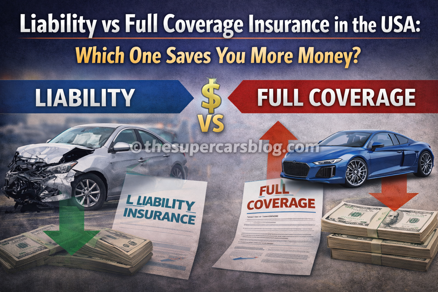 Liability vs Full Coverage Insurance in the USA: Which One Saves You More Money?