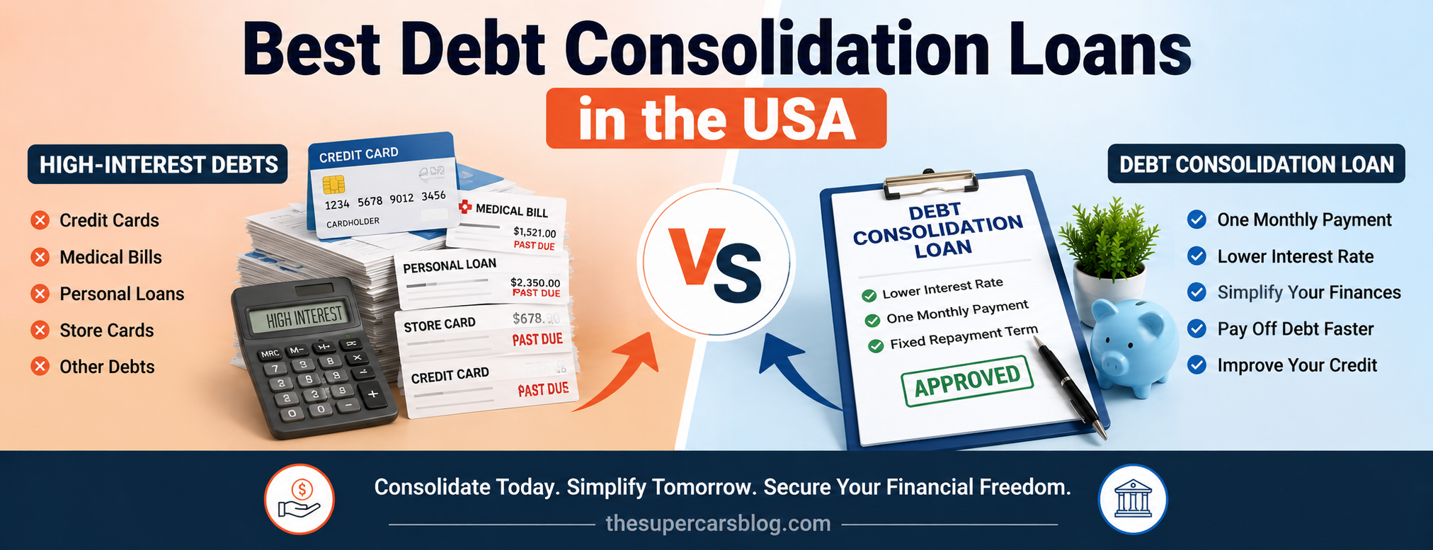 Best Debt Consolidation Loans in the USA