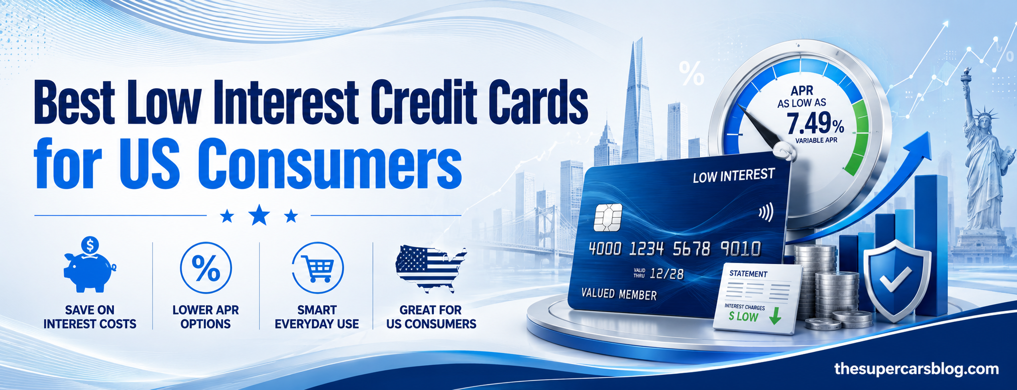 Best Low Interest Credit Cards for US Consumers