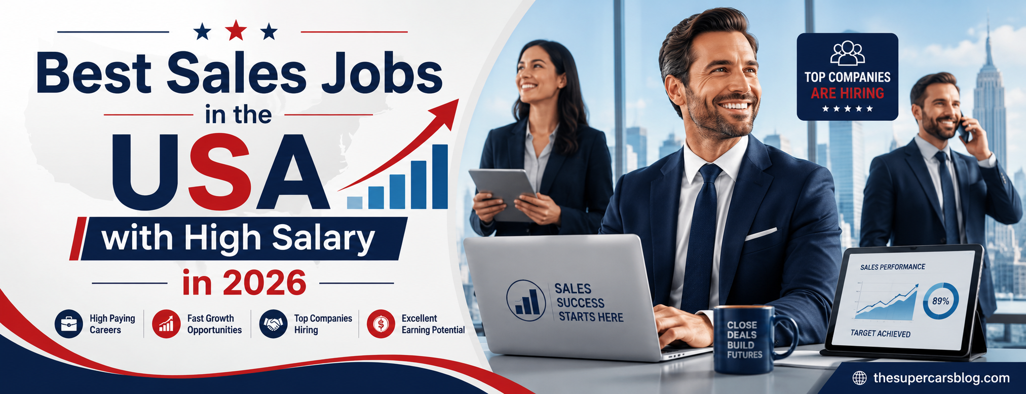 Best Sales Jobs in the USA with High Salary in 2026
