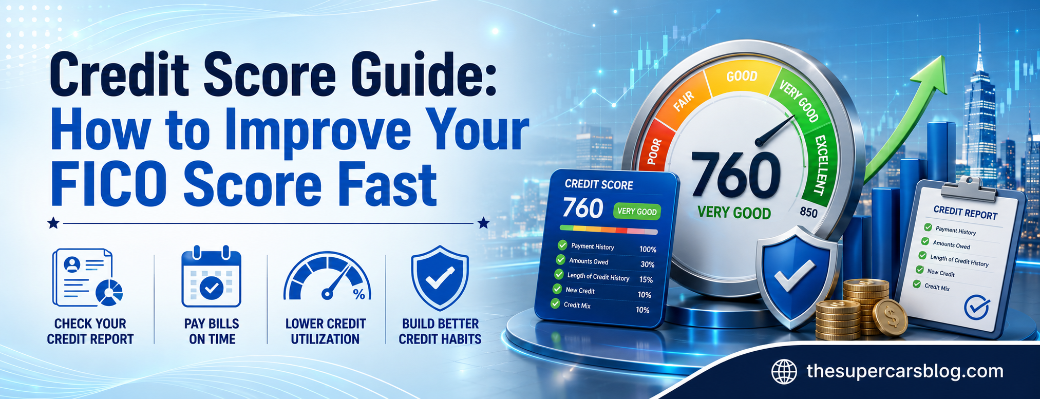 Credit Score Guide: How to Improve Your FICO Score Fast