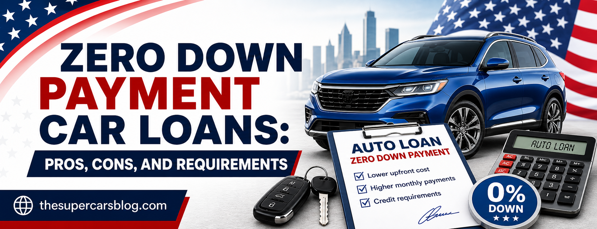 Zero Down Payment Car Loans: Pros, Cons, and Requirements