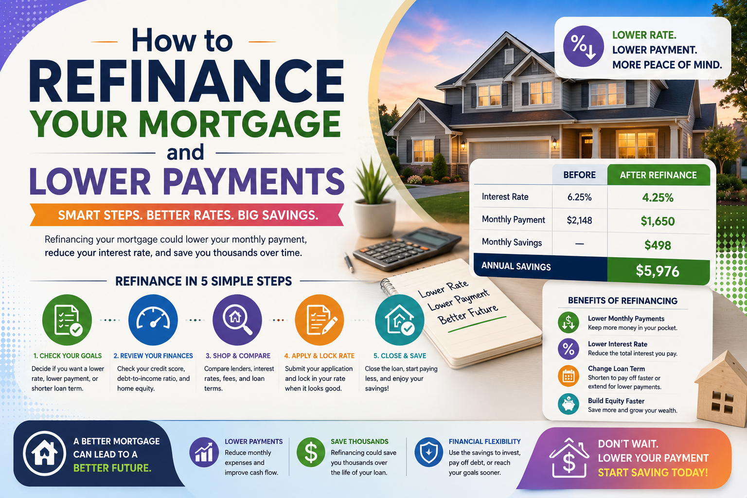 Mortgage and Reduce Payments
