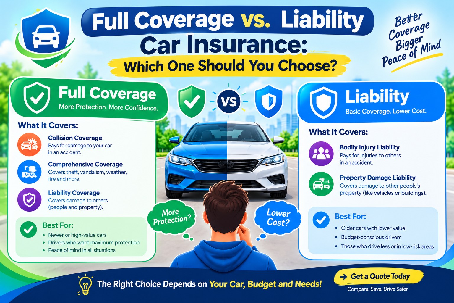 Full Coverage vs. Liability Car Insurance Making the Right Choice for You